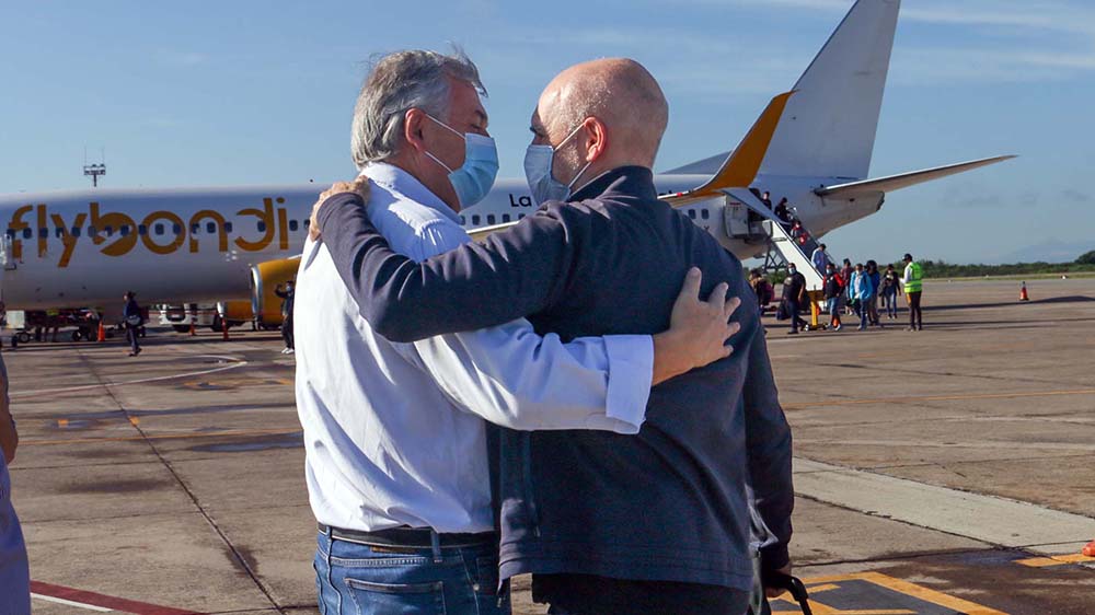 Juntos en Jujuy: Morales recibió a Larreta, Santilli y Ferraro en una visita de 48 horas