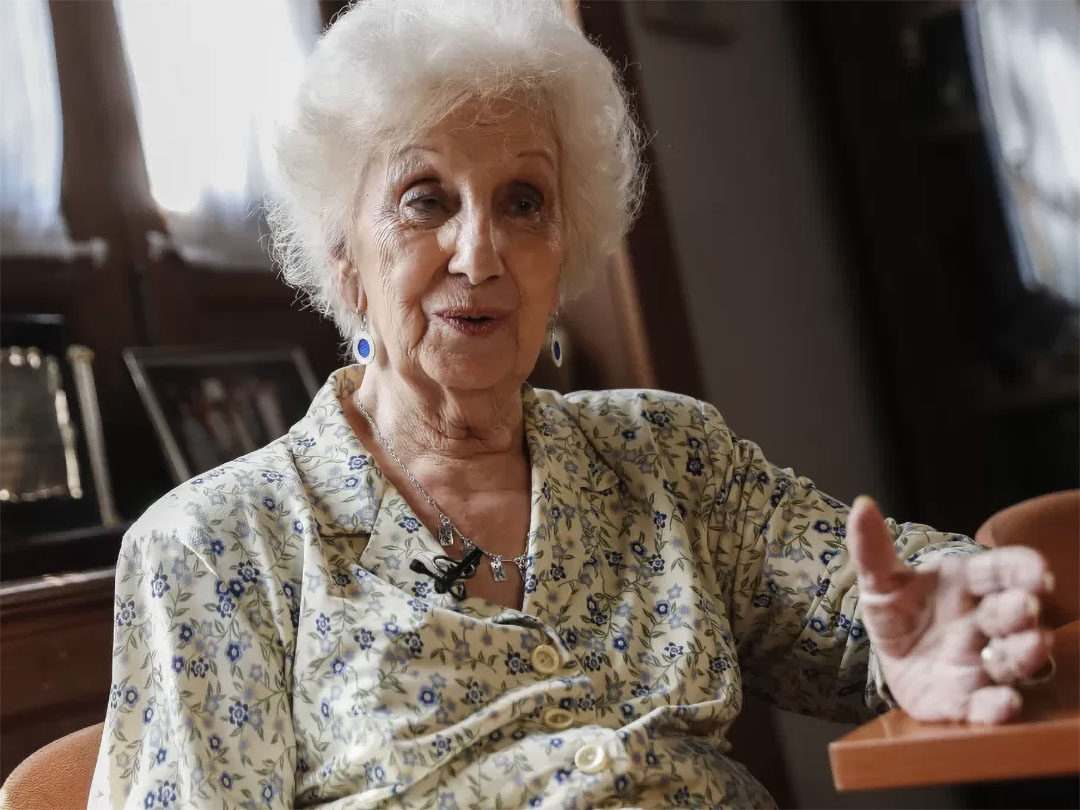 Estela Carlotto: «hay que defenderse con la verdad y la lucha permanente»