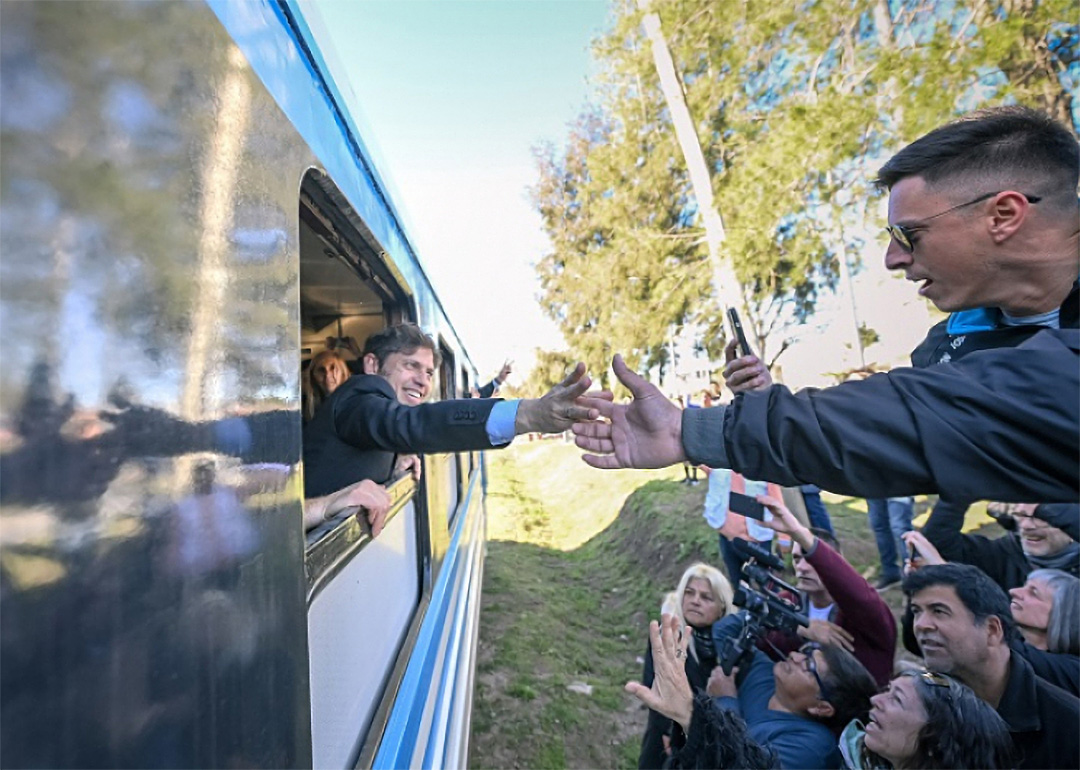 Kicillof inauguró el nuevo tramo del Tren Universitario de La Plata