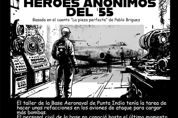 A 70 años del bombardeo en Plaza de Mayo la CPM publica historieta de un cuento del magdalenense Pablo Briguez